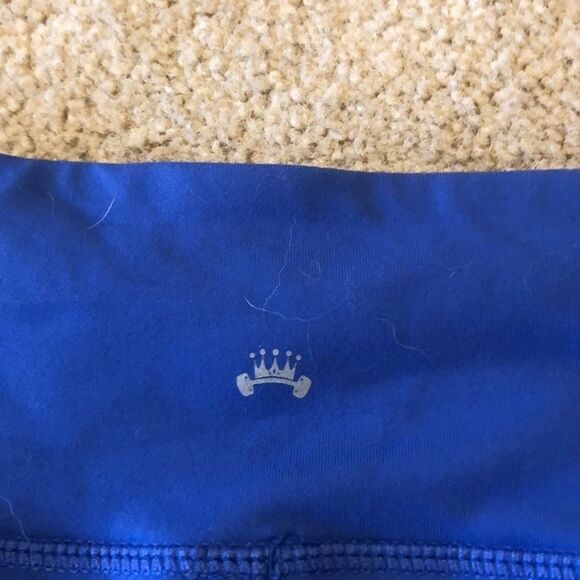 BLUE leggings with vented sides - Picture 7 of 7